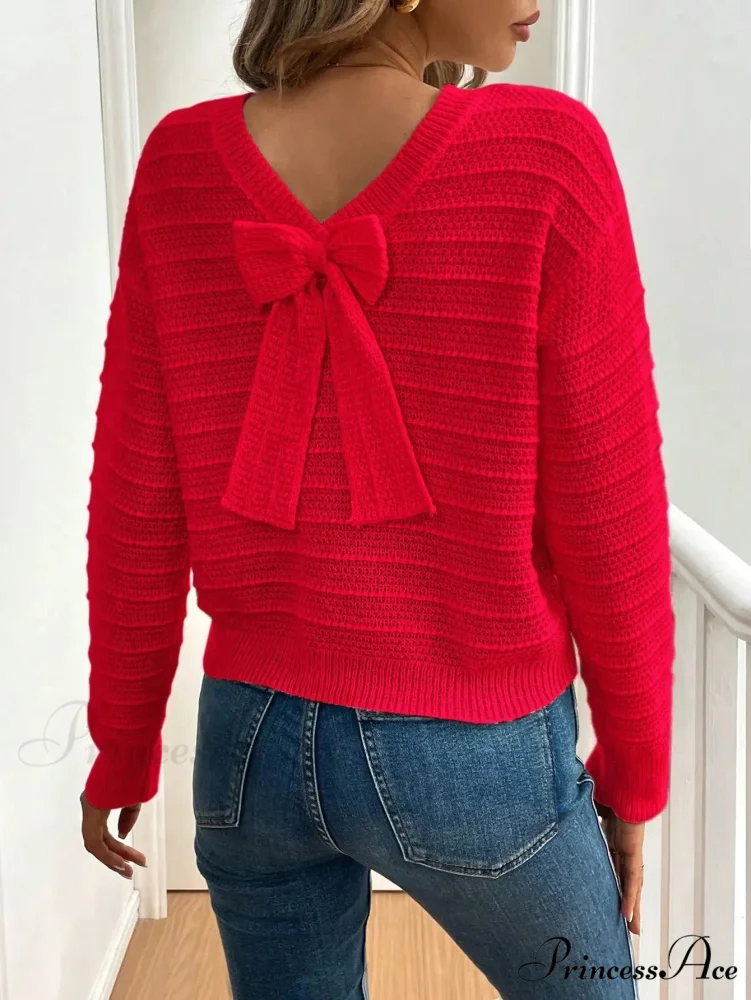 Empty Arch Striped Extended Sleeve Jumper - Image 8