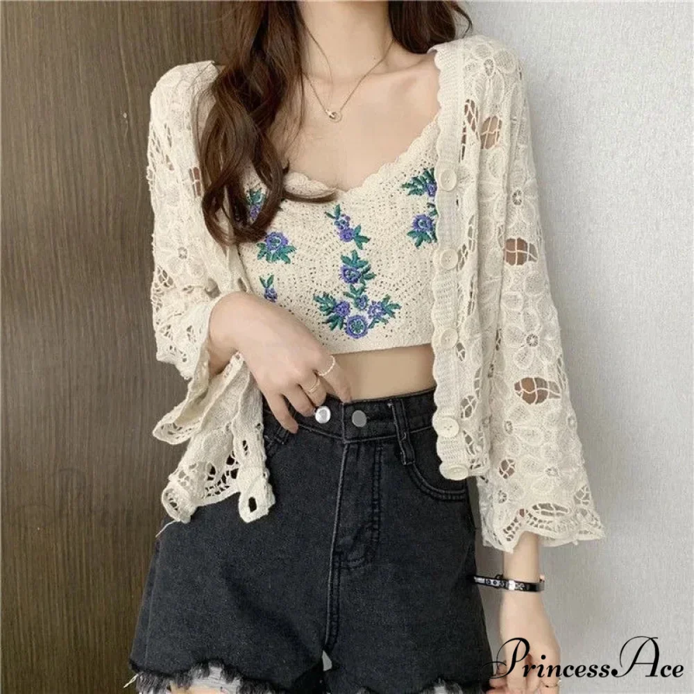 Empty Out Graceful Extended Sleeve Shrug Cardigan - Image 2