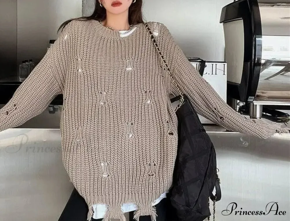Empty Out Indolent Style Pullover Jumper - Image 2