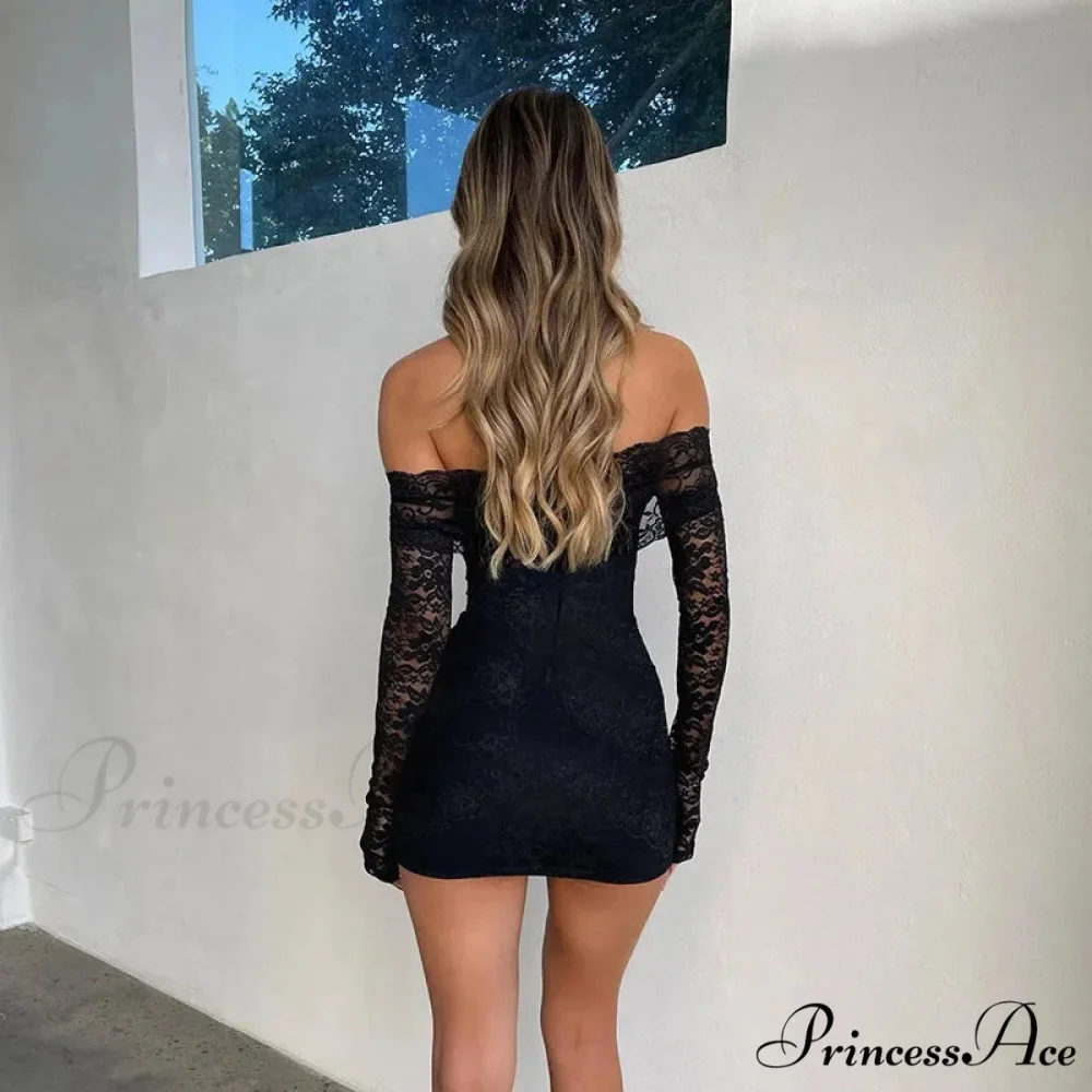 Empty Out Lace Seductive Celebration Getaway Dress - Image 4