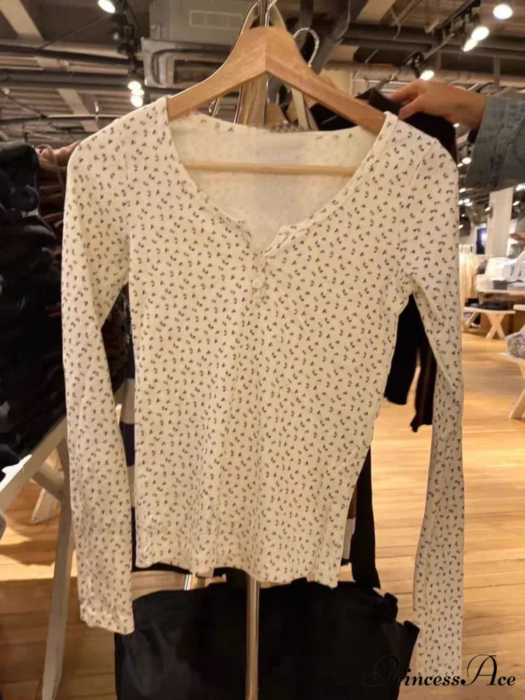 Empty Out Rose Long Sleeve Seductive Slim Top Knit Top - Image 9
