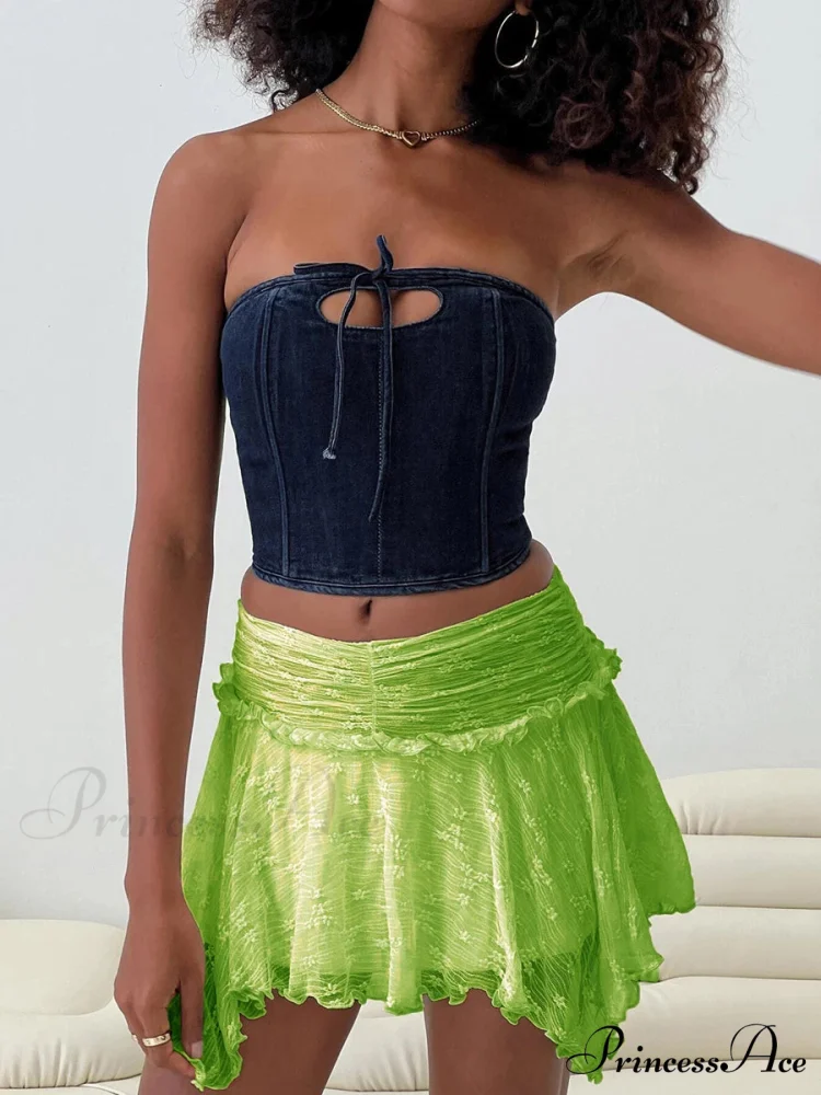 Enchanting Grunge Tiered Frill Skirt - Image 6