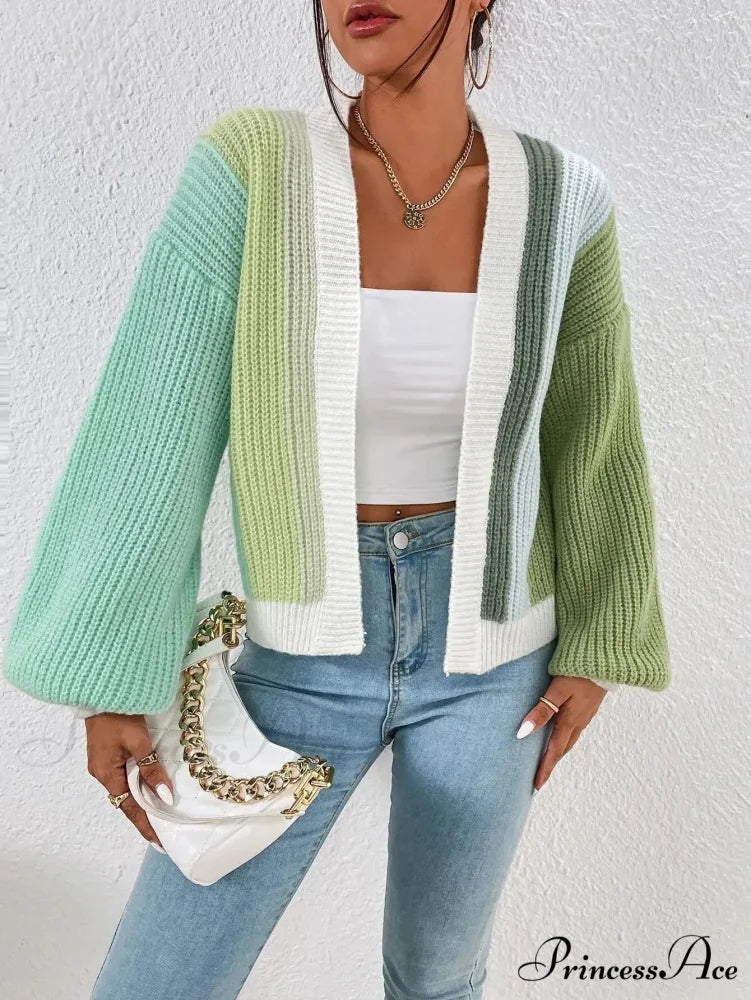 Excitement Cutting Inactive Breeze Knit Cardigan - Image 2