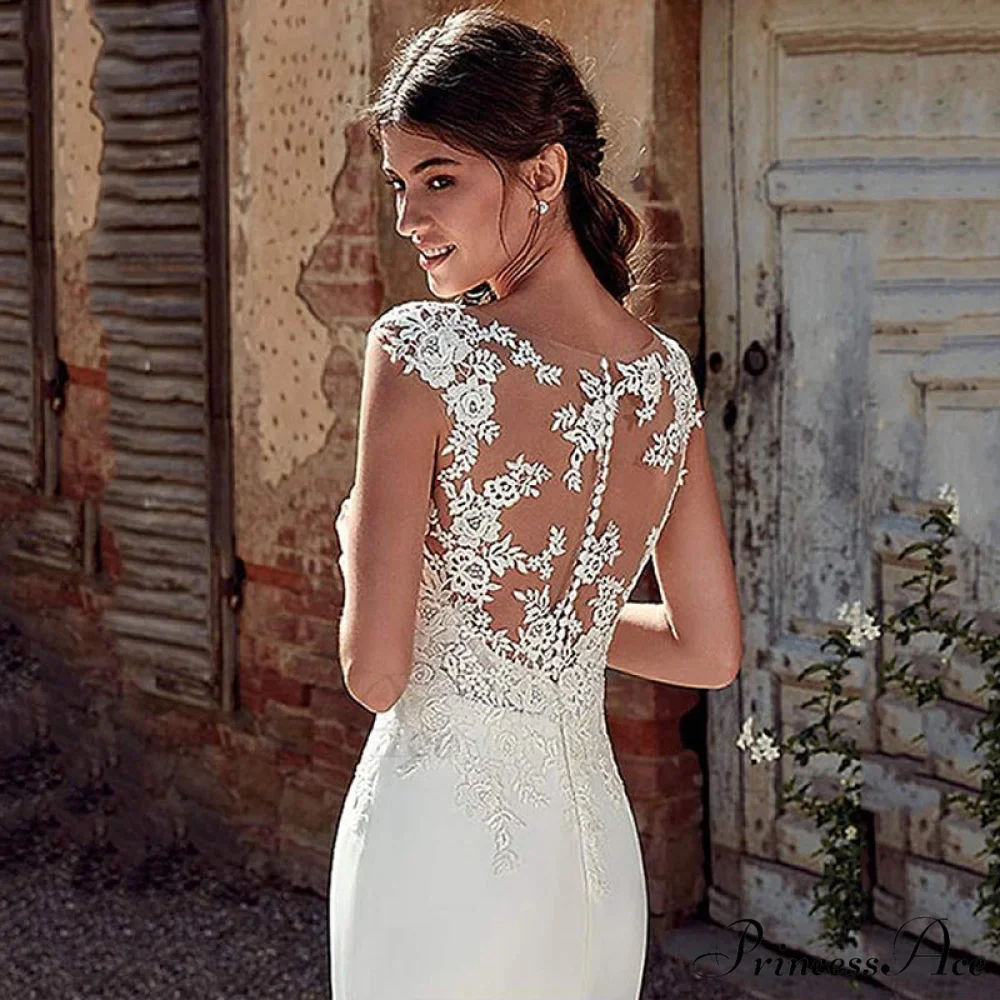 Extended Sleeve Siren Seductive Bridal Gown - Image 3