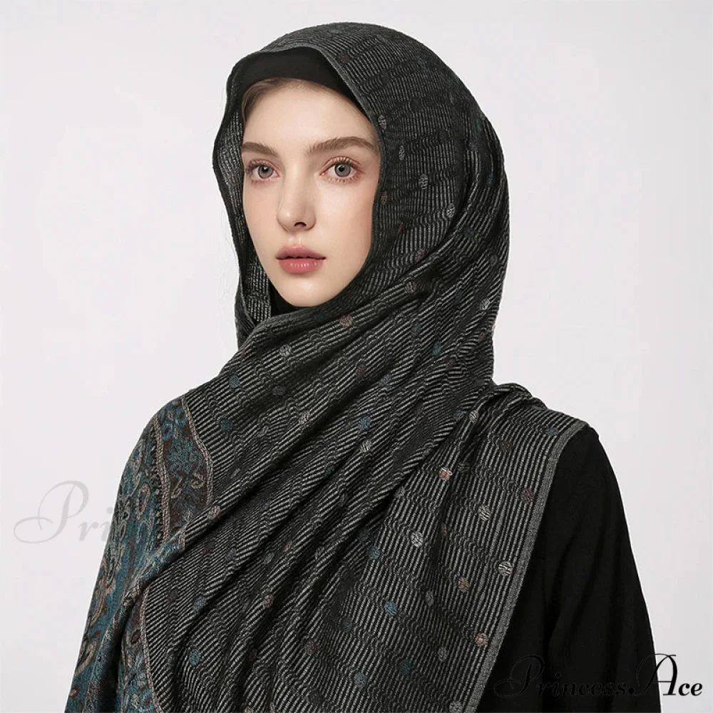 Fall Cashmere Pashmina Wrap Scarf - Image 5