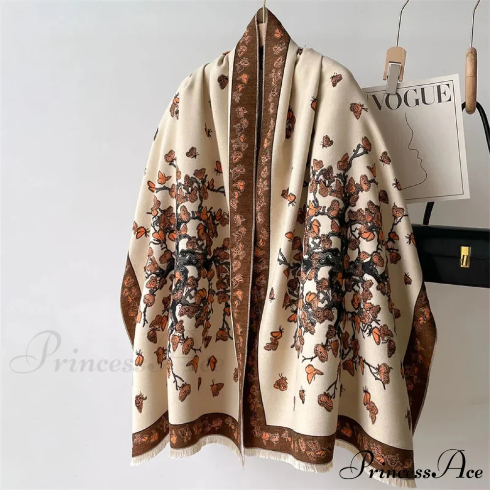 Fall Pashmina Cashmere Scarf - Image 2