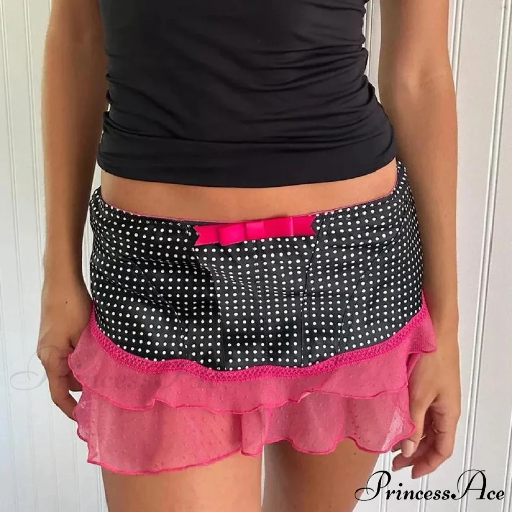 Fast Bow Frilled Hem Skirt - Image 8