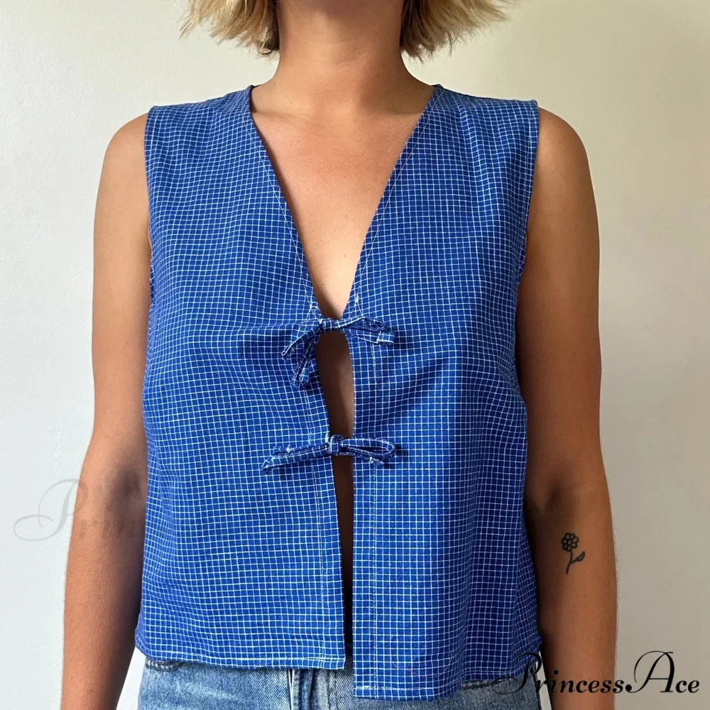 Fasten-Front Lace Camis Crop Top - Image 5