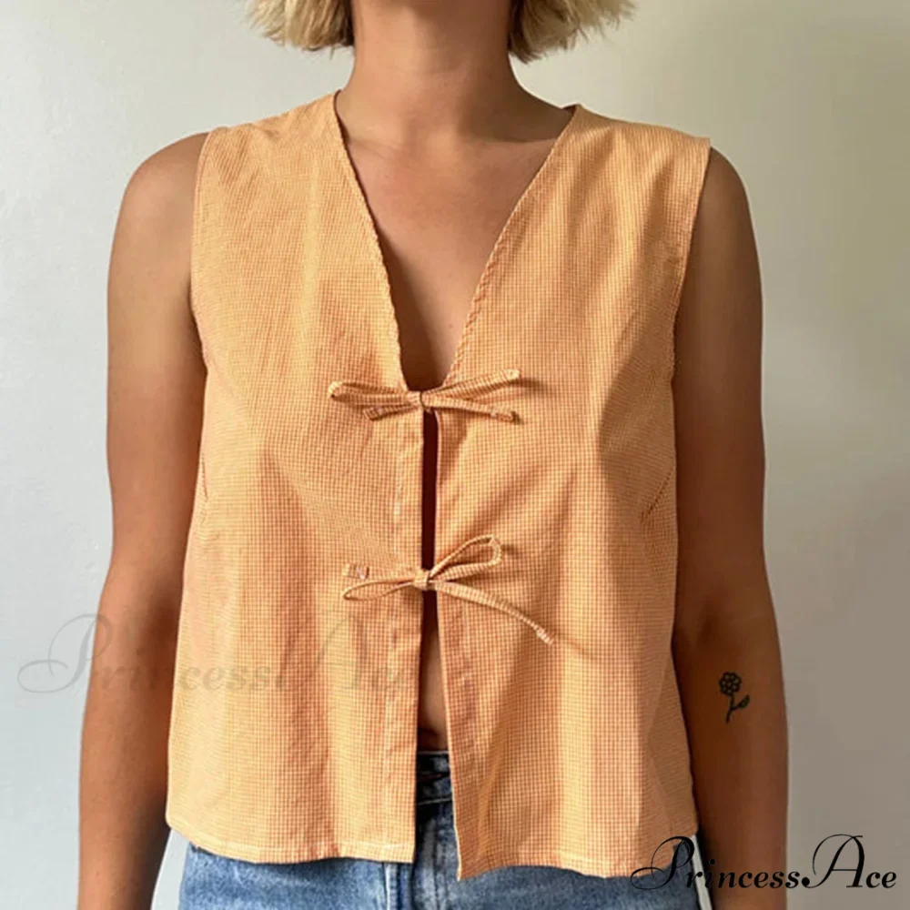 Fasten-Front Lace Camis Crop Top - Image 7