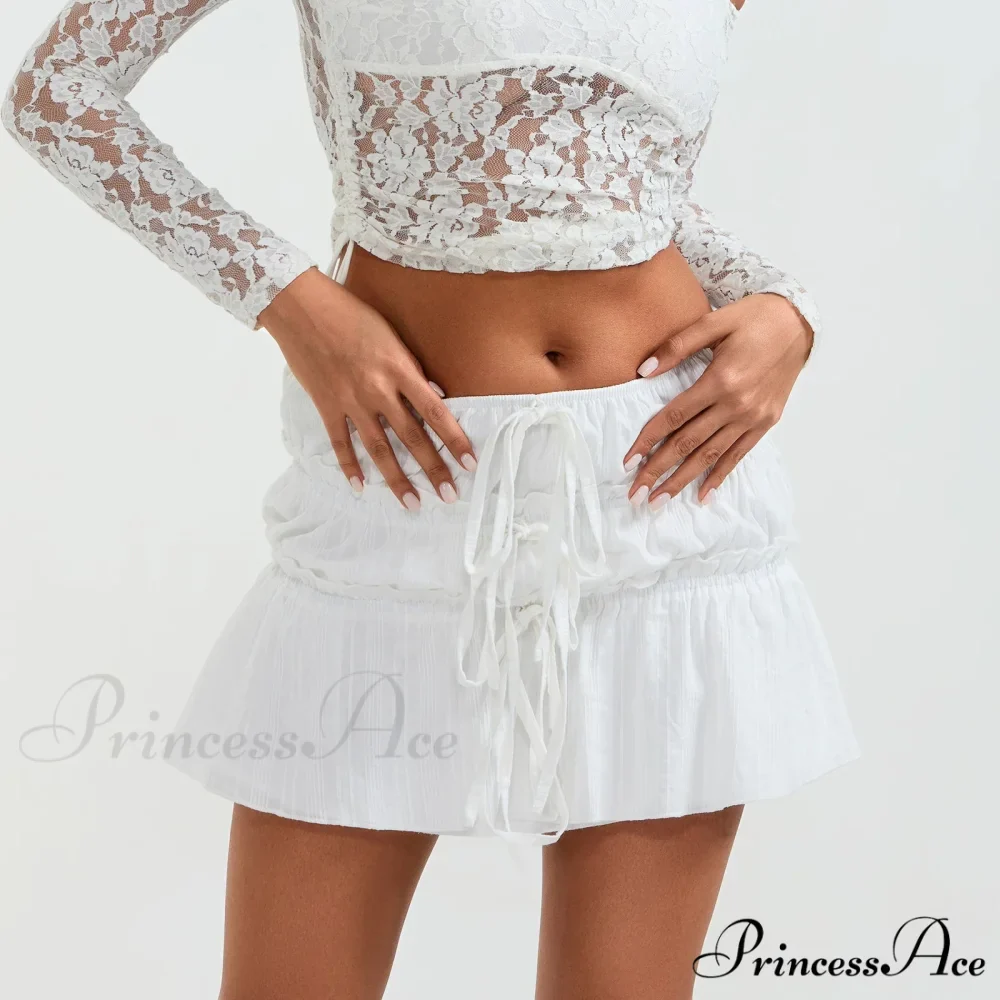 Fasten-Up Front Cottage Style Skirt - Image 5