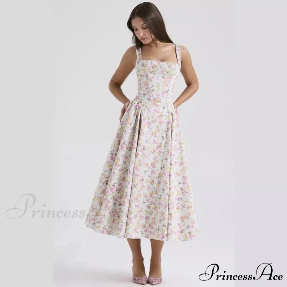 Flared Sophisticated Medium-Length Holiday Dress - Image 6
