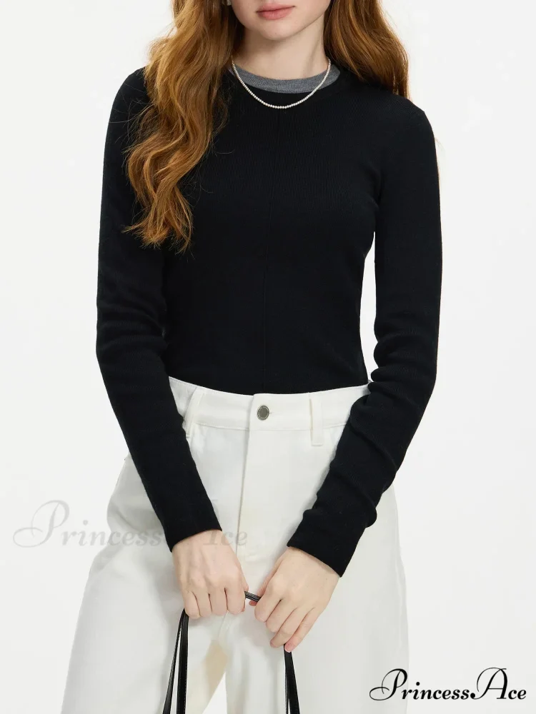 Flexible Circular Neck Woven Jumper - Image 6