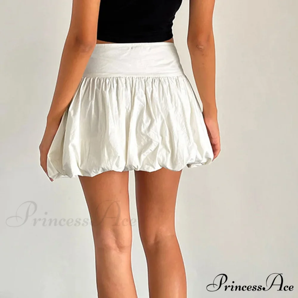 Flexible High Waist A-Line Skirt - Image 2