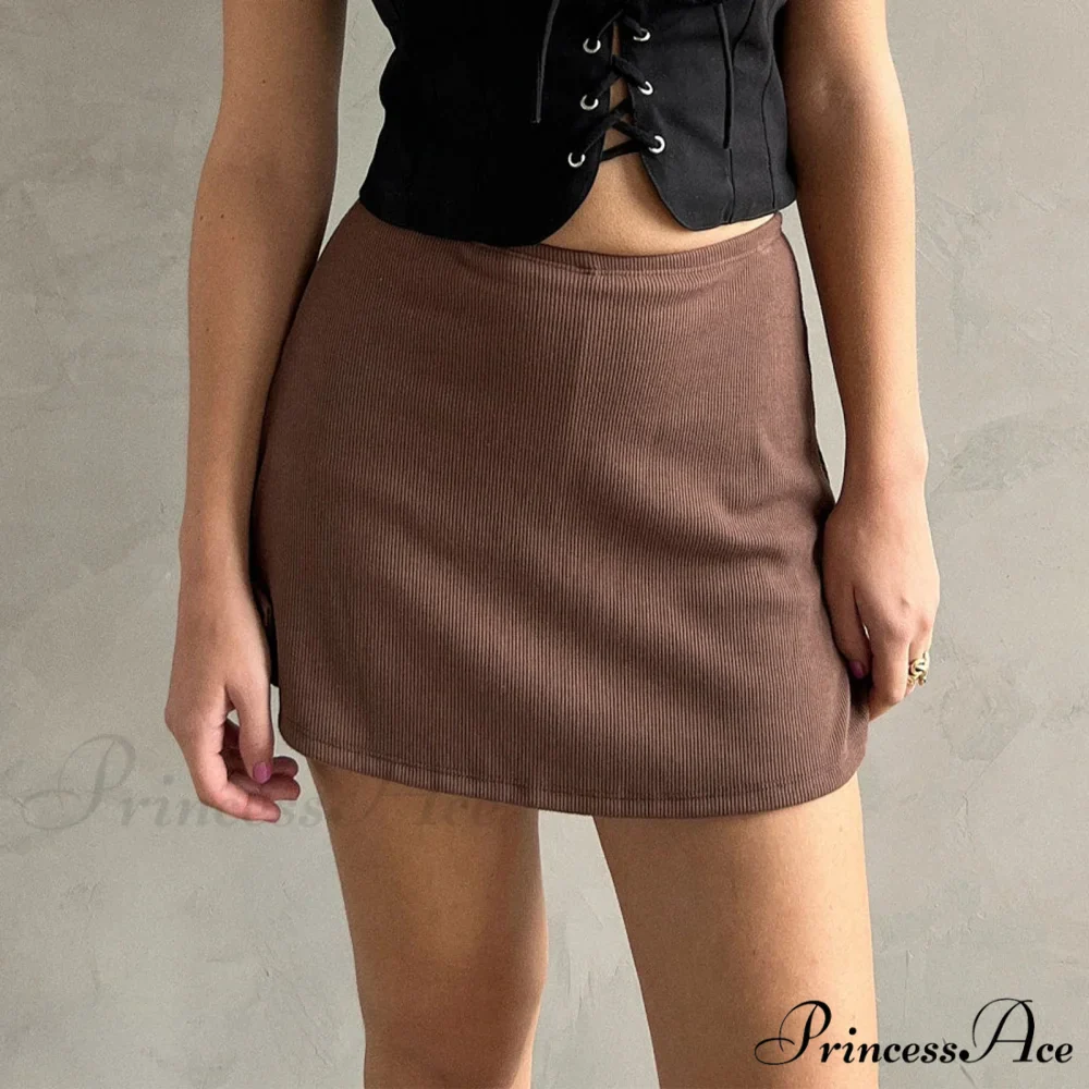 Flexible Side Opening Slim Skirt - Image 6