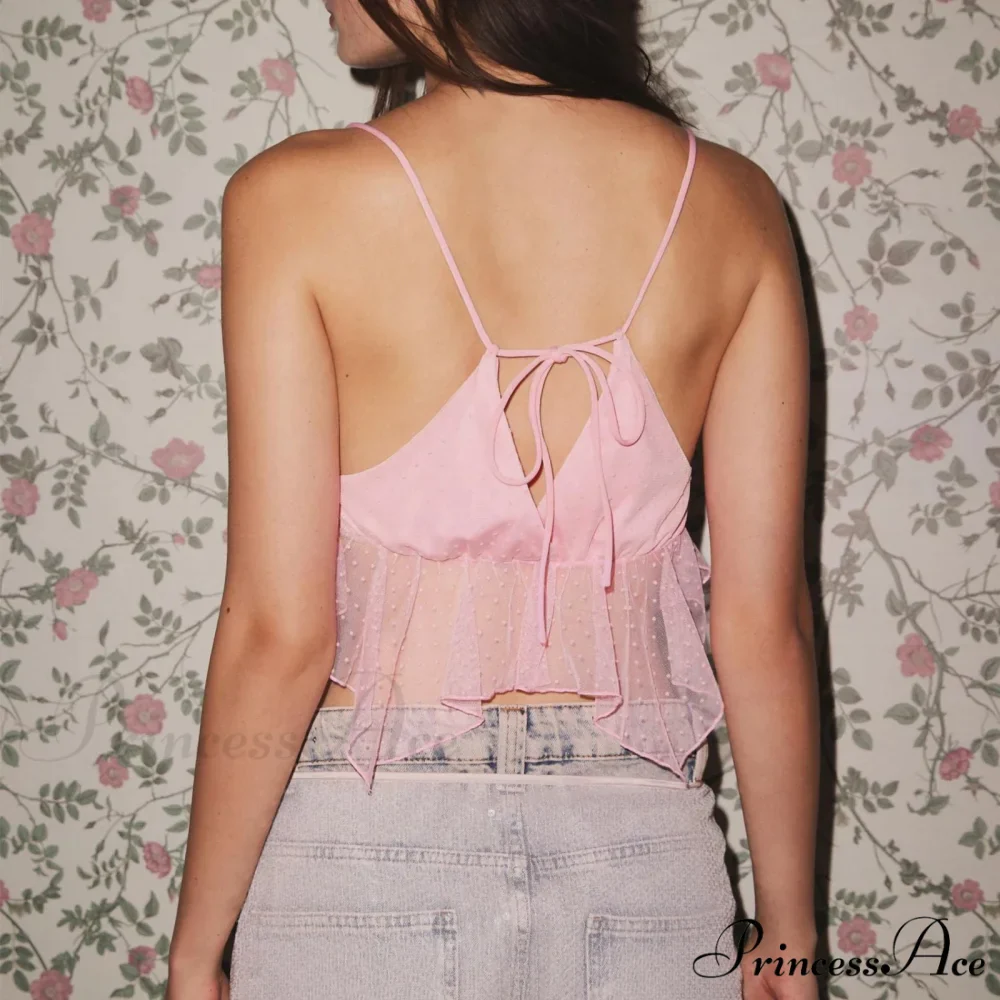 Floral Circles Patchwork Cropped Blouse - Image 3