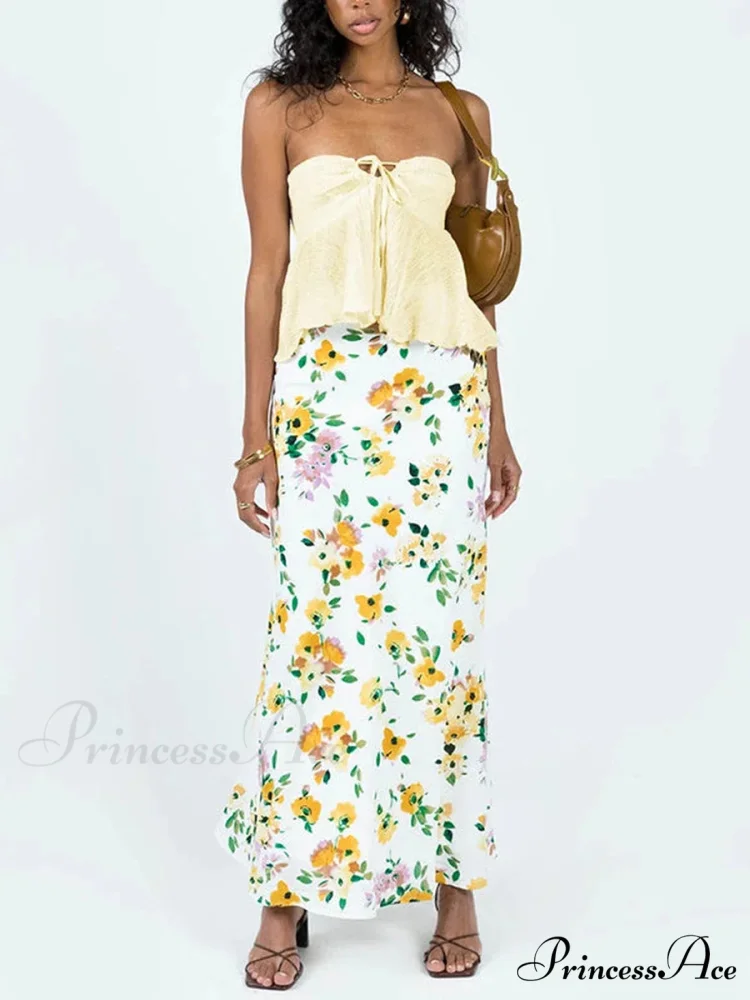 Flounced Off-Shoulder Crop Top - Image 2