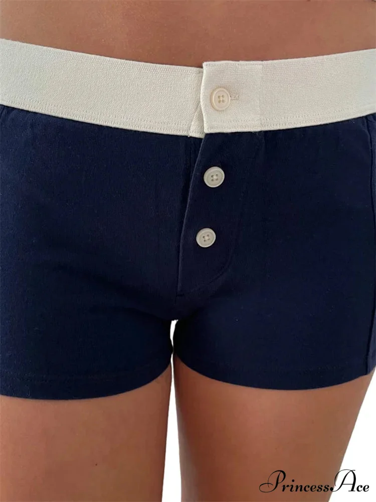 Flower Striped Pajama Sleep Short - Image 3