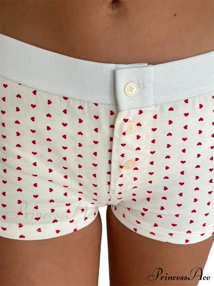 Flower Striped Pajama Sleep Short - Image 4