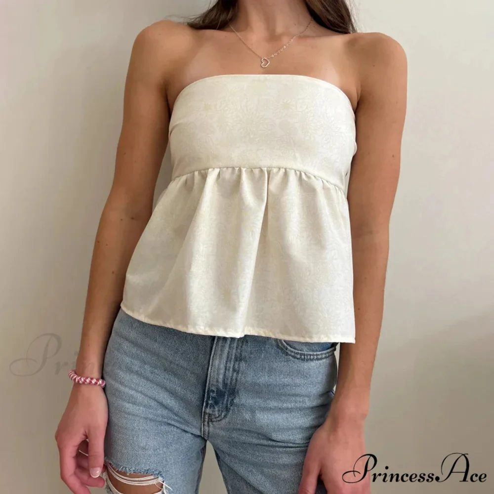 Flower Tie Open-Back Cropped Top - Image 4