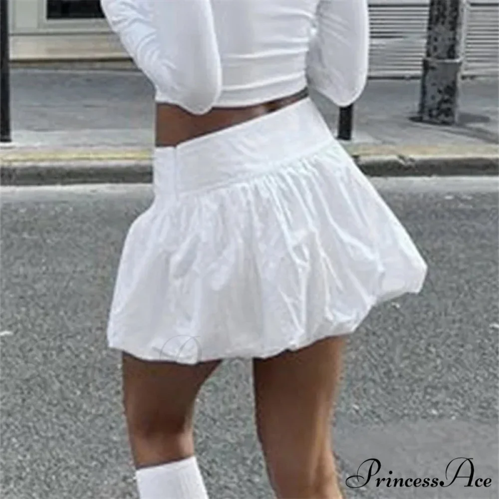 Fluffy Flared A-Line Skirt - Image 4