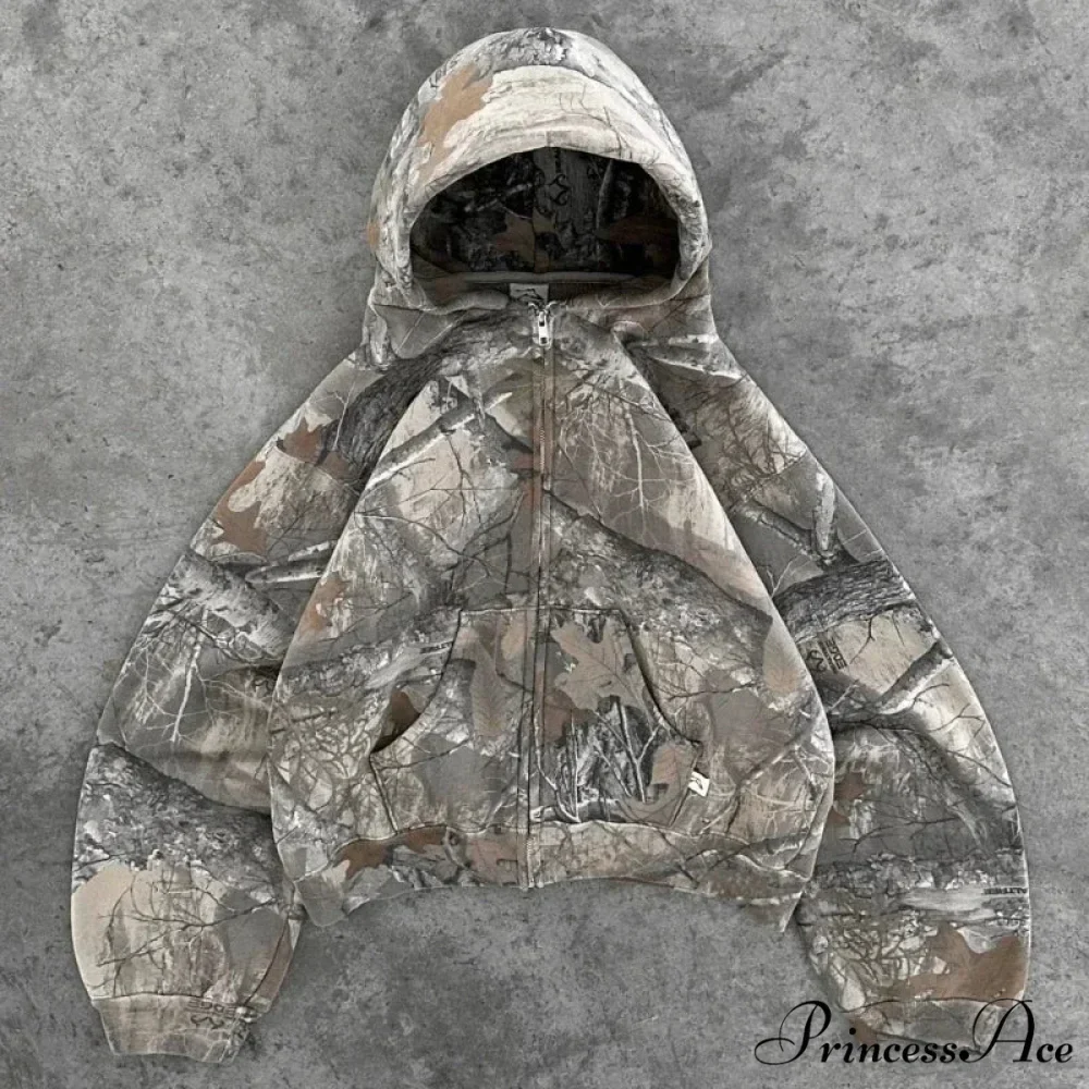 Foliage Disguise Baggy Sweatshirt Hoodie - Image 6