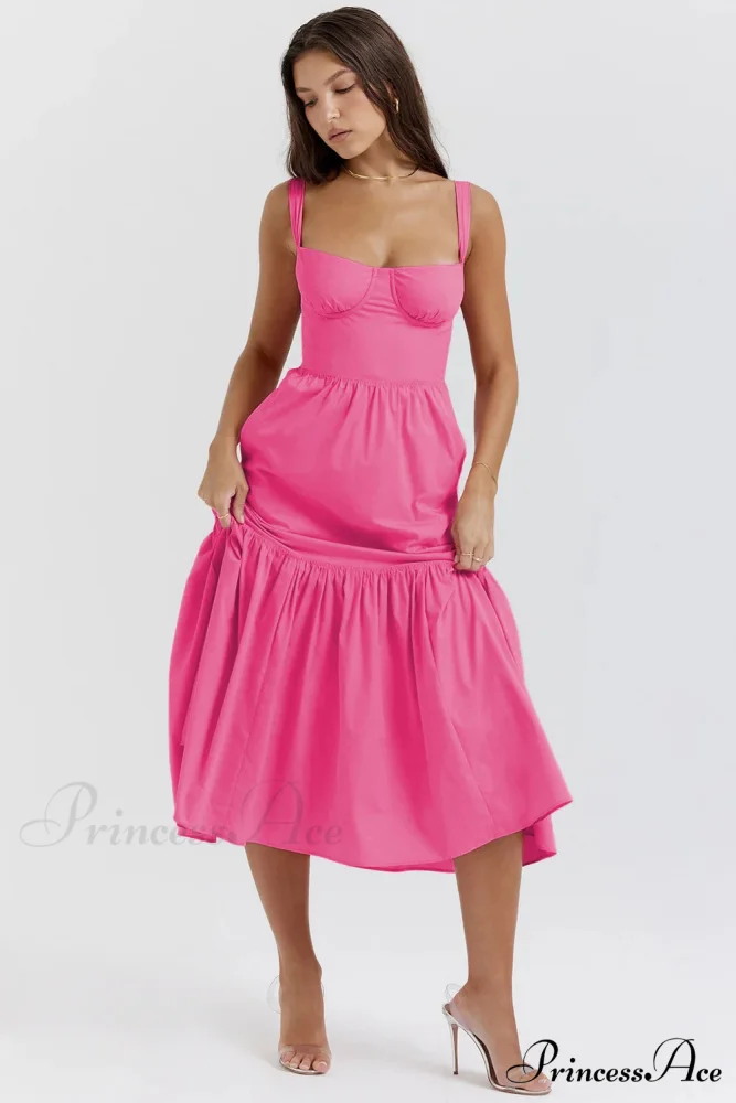Form-fitting Flared Holiday Dress - Image 10