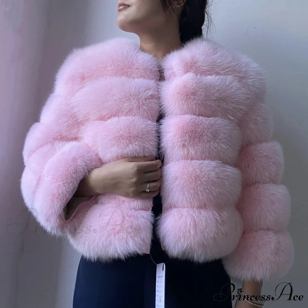 Fox Fur Winter Chilly Weather Coat - Image 14