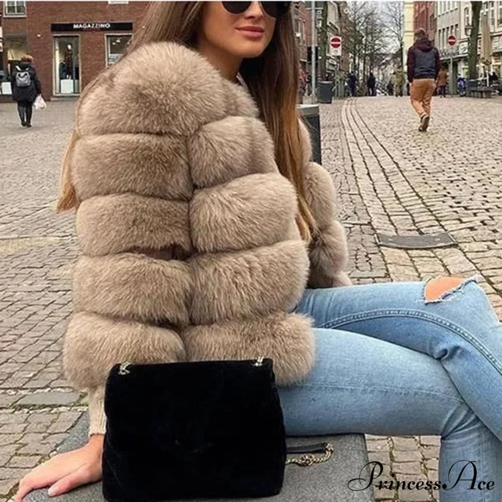 Fox Fur Winter Chilly Weather Coat - Image 3