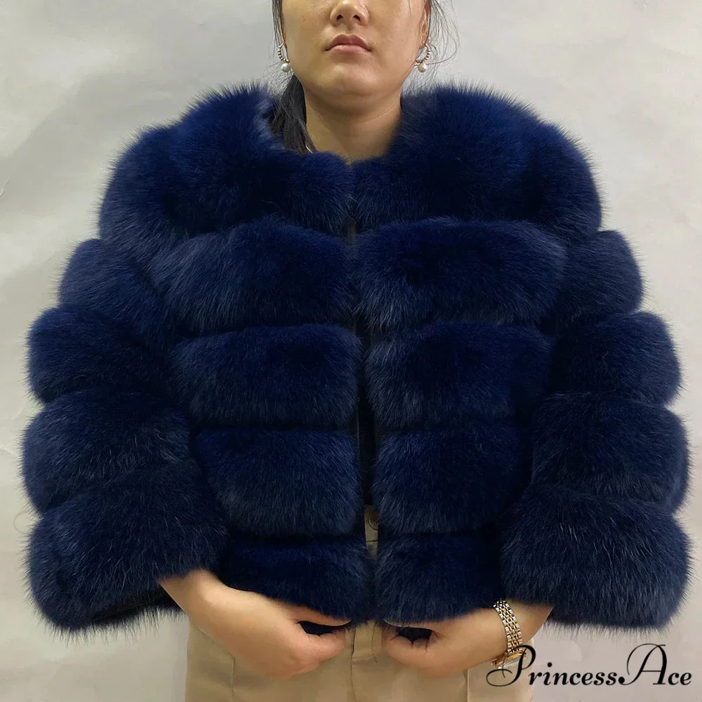 Fox Fur Winter Chilly Weather Coat - Image 8