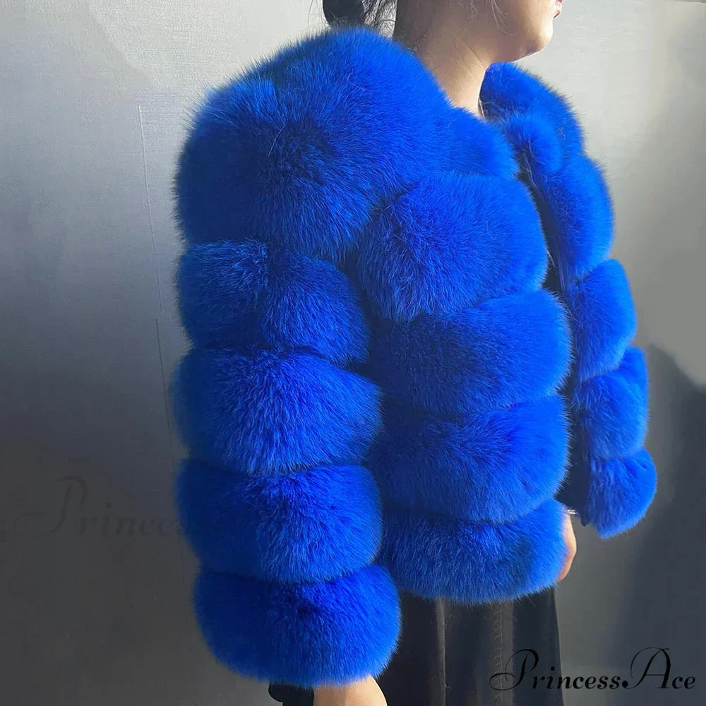 Fox Fur Winter Chilly Weather Coat - Image 9
