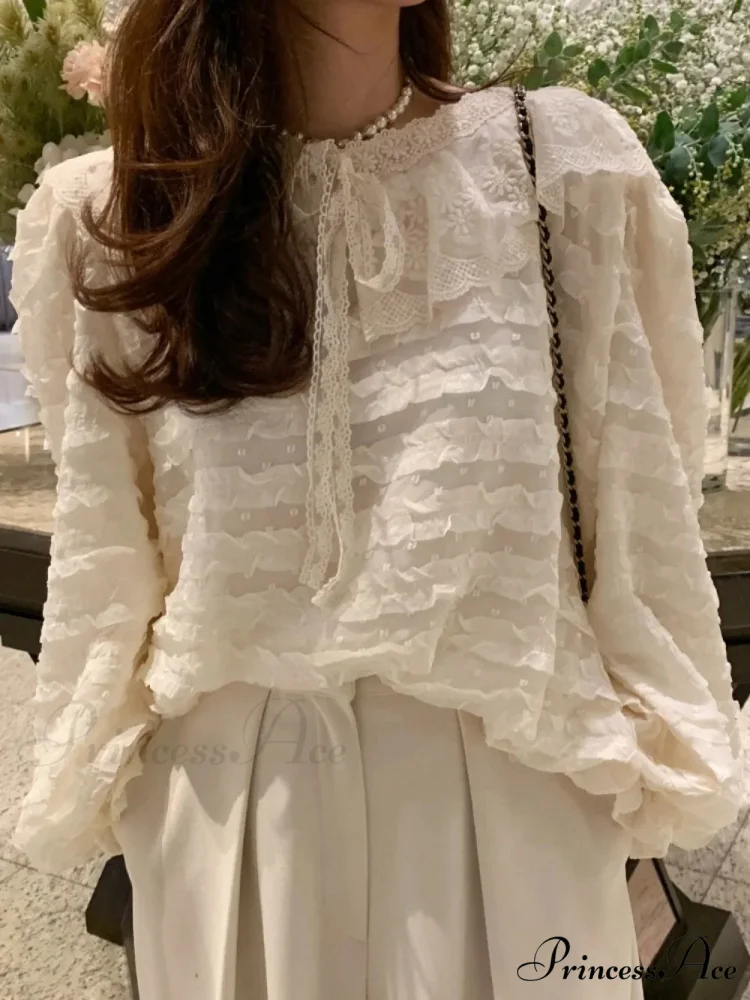 French Fashion Lace Up Baggy Top - Image 5