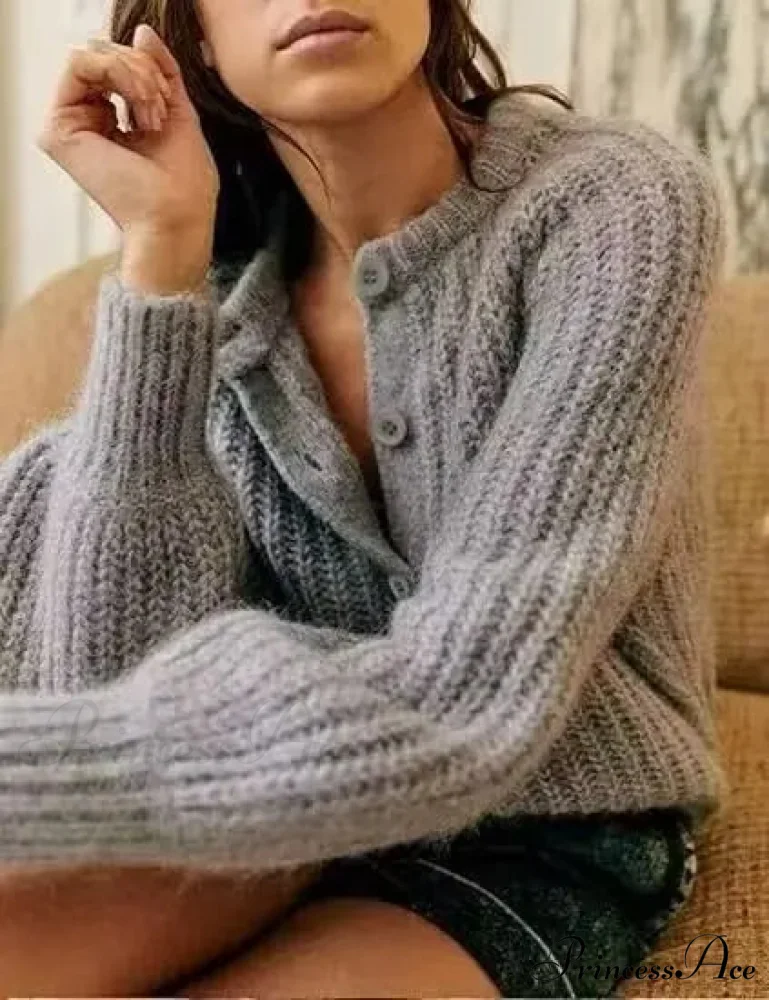 French Specialized Sturdy Relaxed Style Baggy Cardigan - Image 2