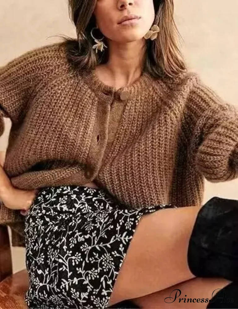 French Specialized Sturdy Relaxed Style Baggy Cardigan - Image 3