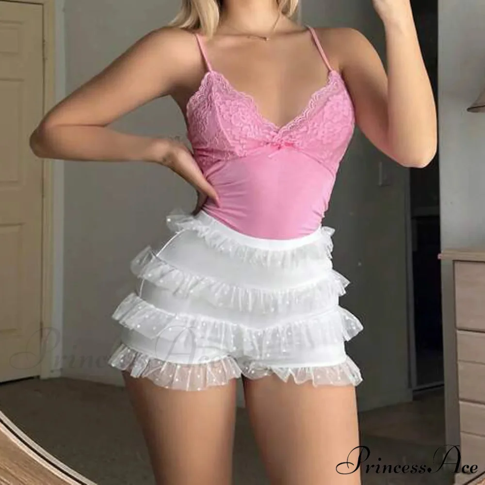 Frilled Lacy High-Rise Short - Image 2