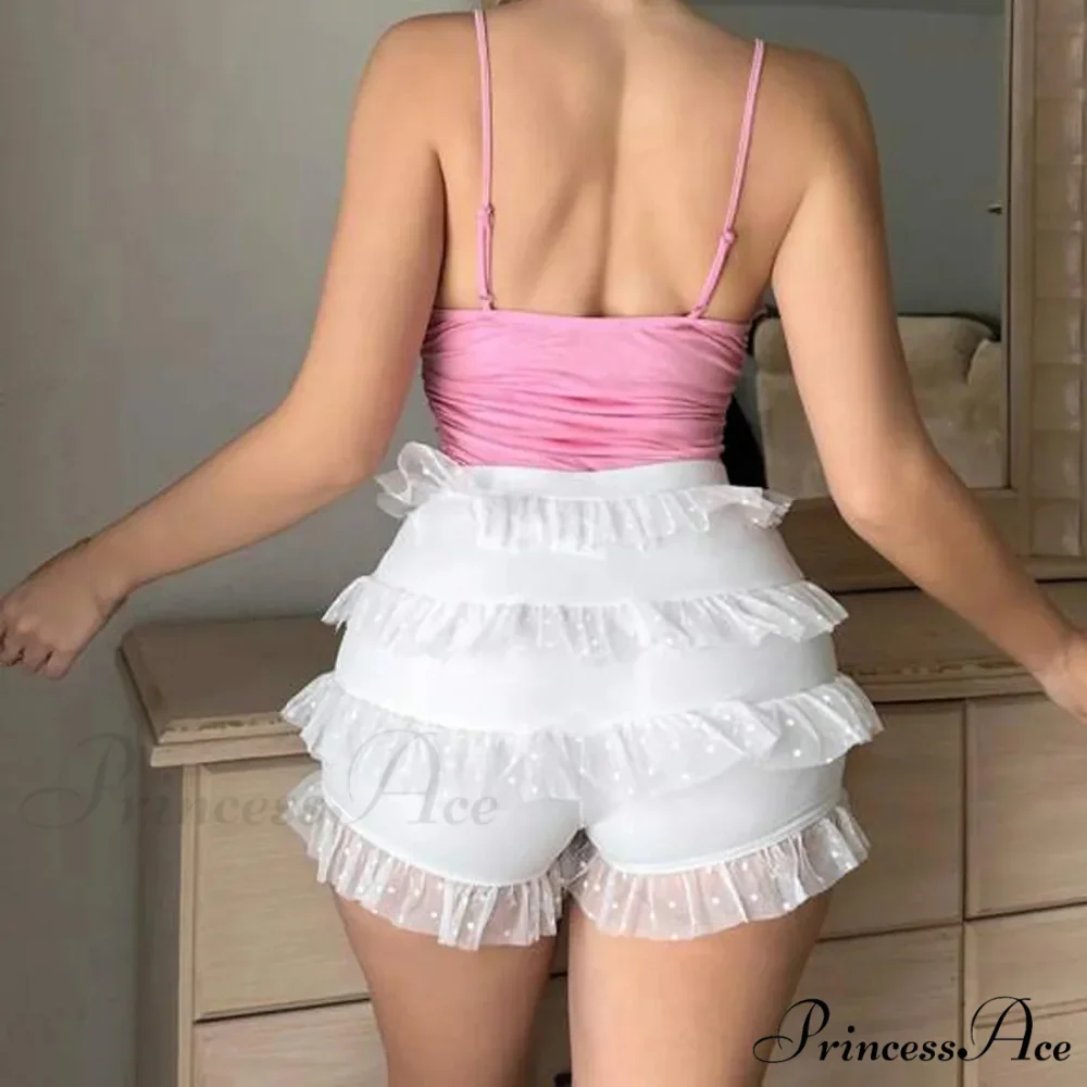 Frilled Lacy High-Rise Short - Image 3