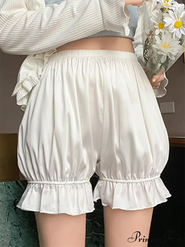 Frilled Silk Lolita Bloomer Short - Image 3
