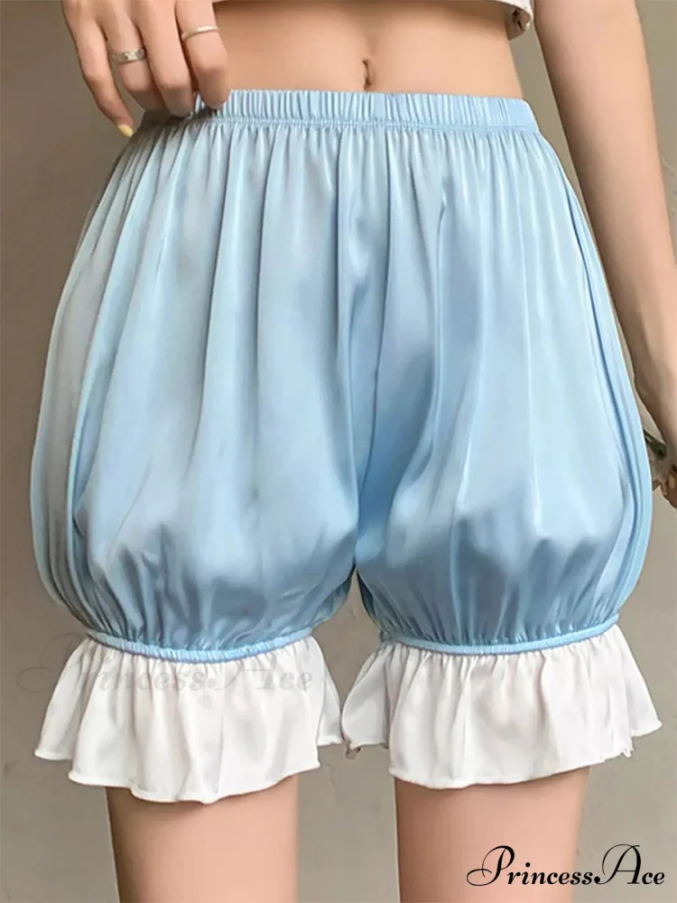 Frilled Silk Lolita Bloomer Short - Image 6