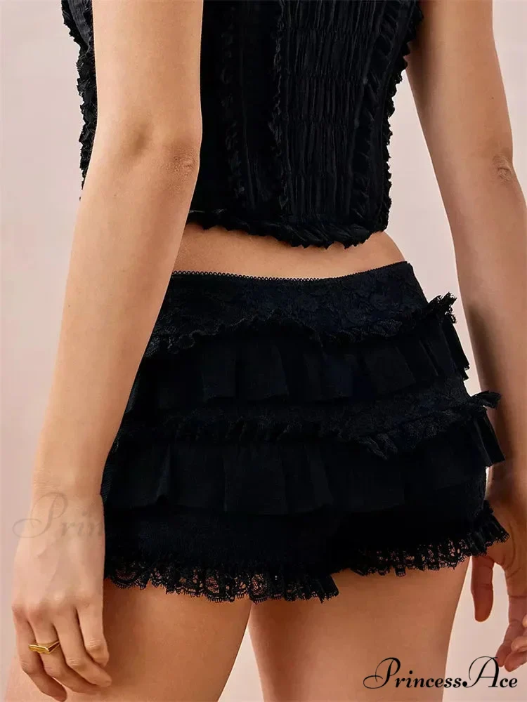 Frilly Frill Stretchy Waist Short - Image 3