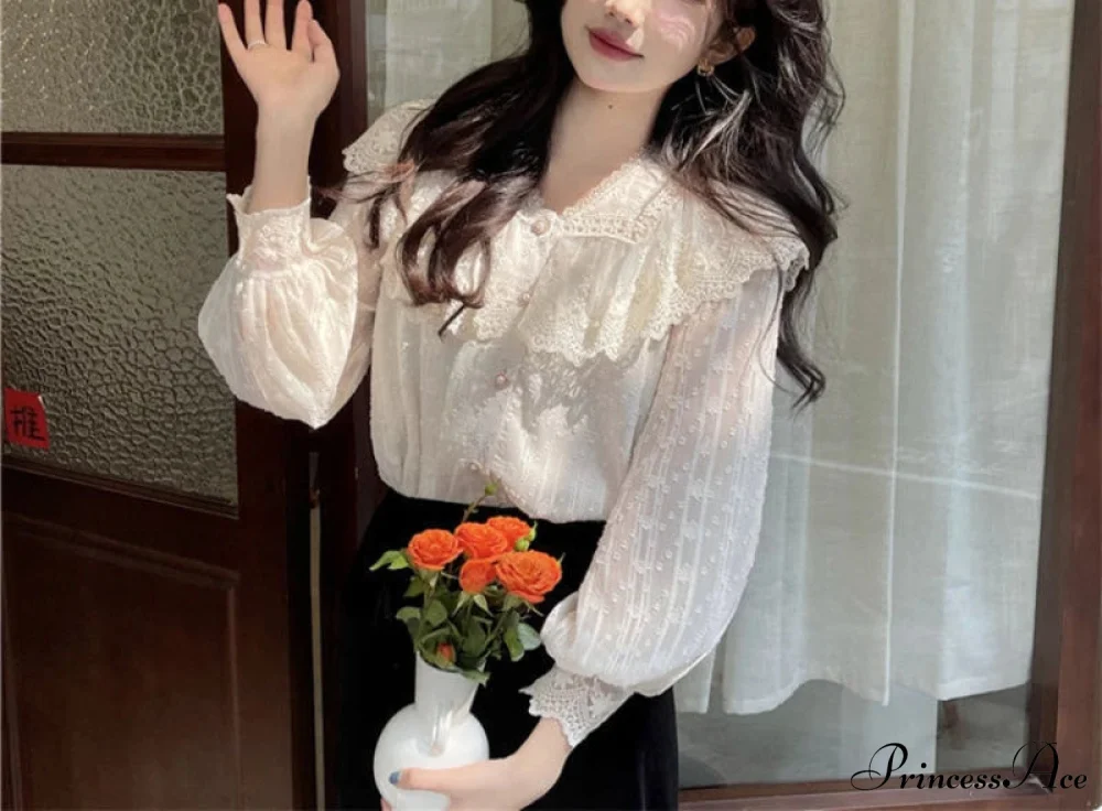 Frilly Fringe Long Sleeve Top Charming Top - Image 5
