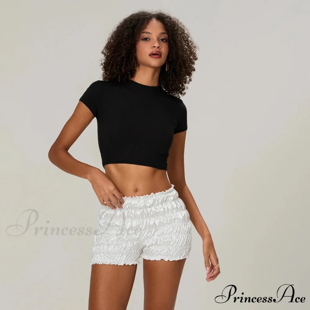 Frilly Layered Gathered Bloomer Short - Image 6