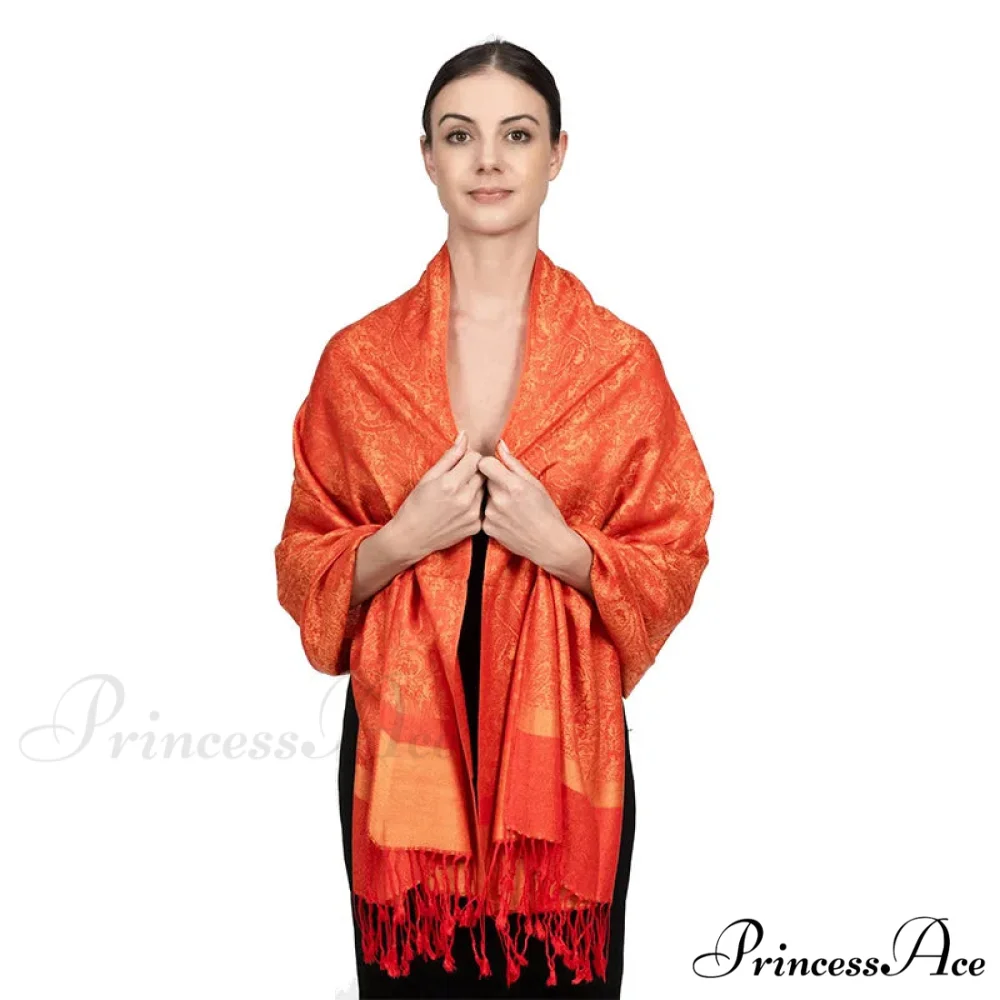 Fringe Cover Design Cashmere Wrap - Image 13