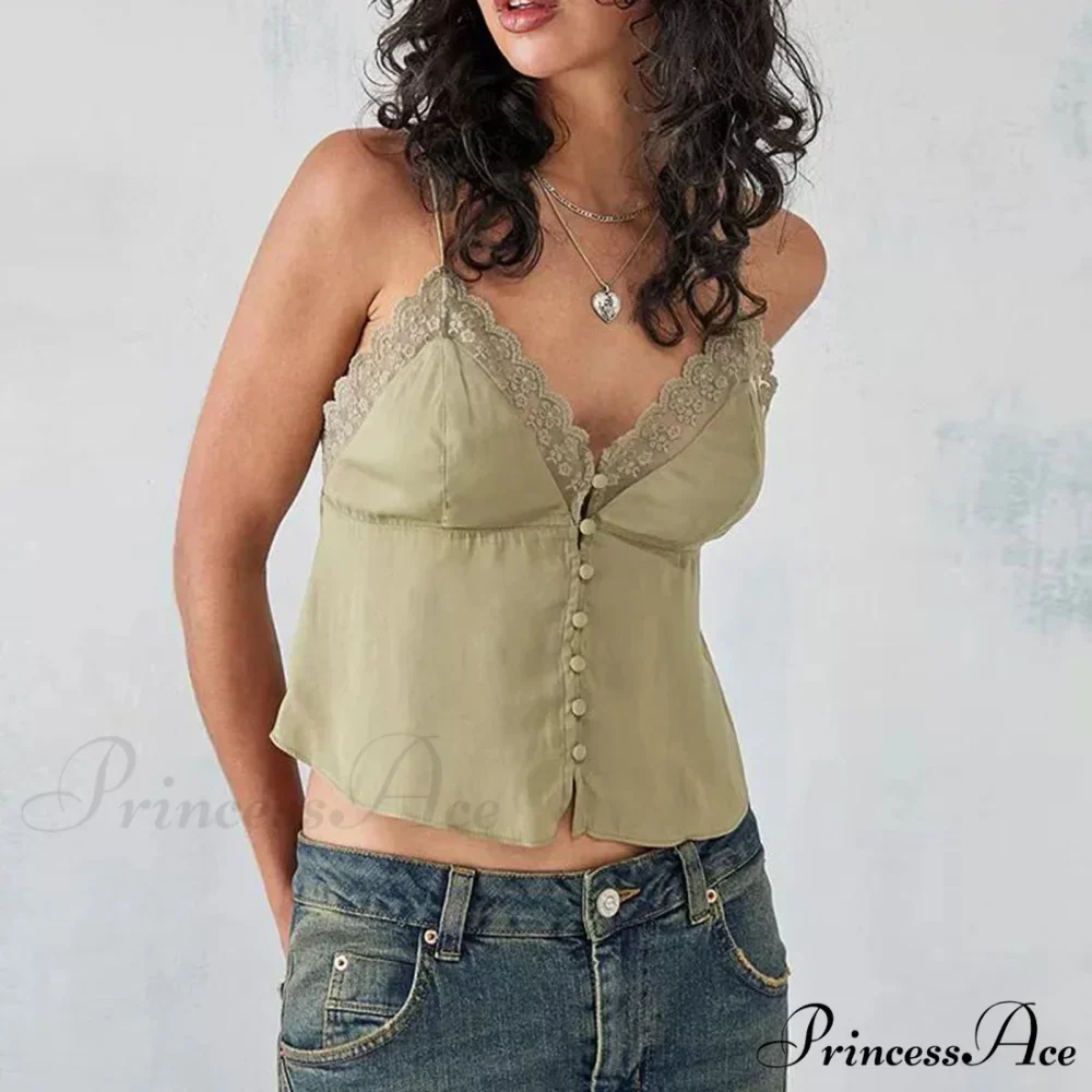 Gathered V-Neck Solid Crop Top - Image 3