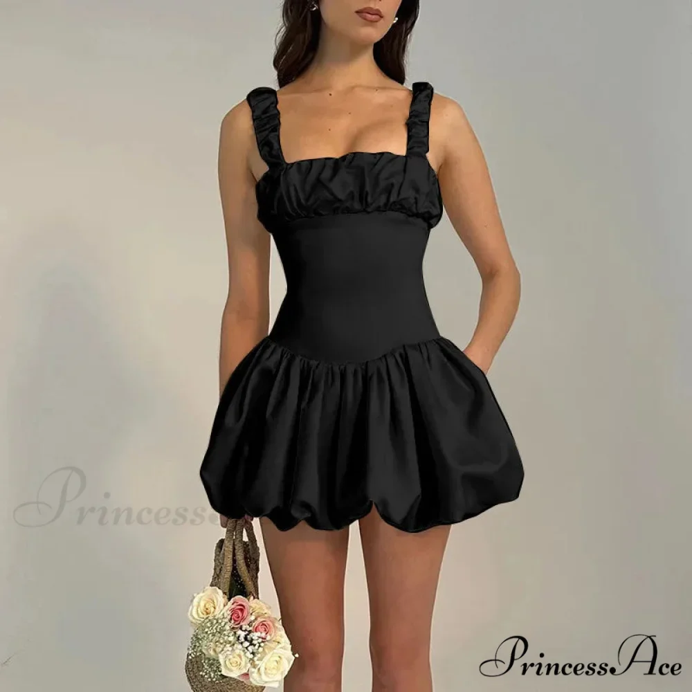 Graceful Folded Airy Holiday Dress - Image 6