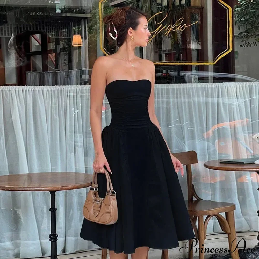 Graceful Midi Waist Wrap A-line Holiday Dress - Image 6