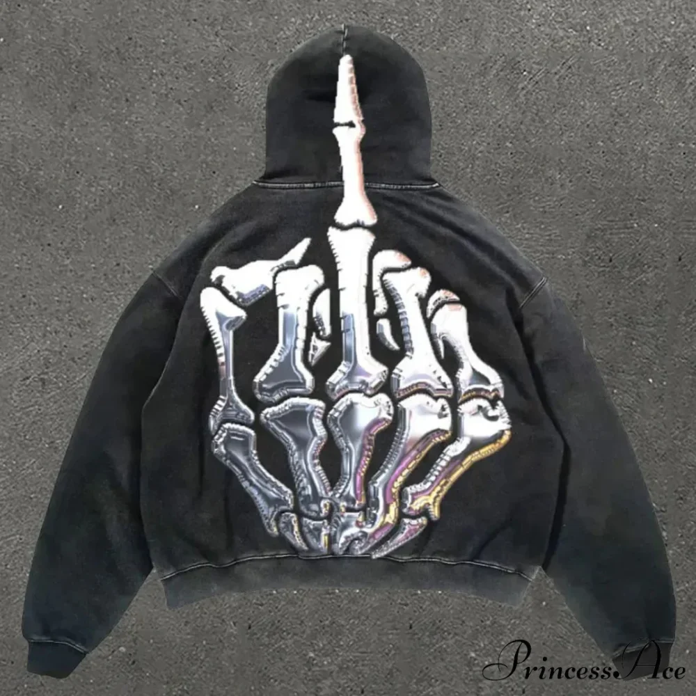 Graphic Cotton Hoodie - Image 4