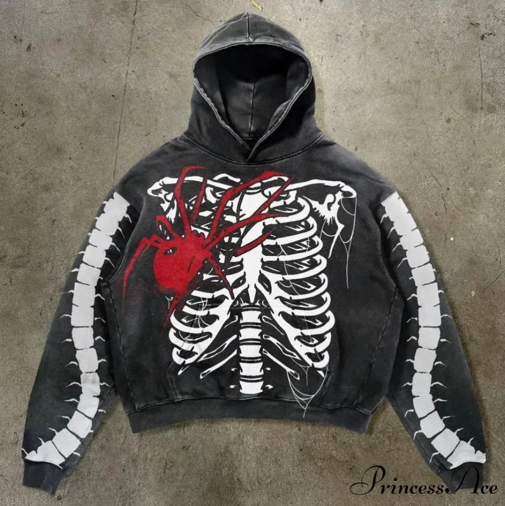 Graphic Cotton Hoodie - Image 6