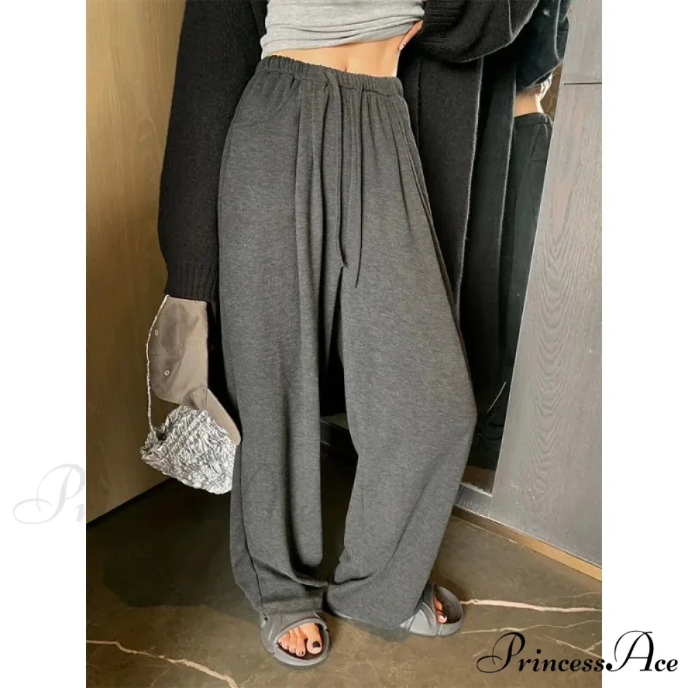 Gray Large Loose Trousers - Image 2