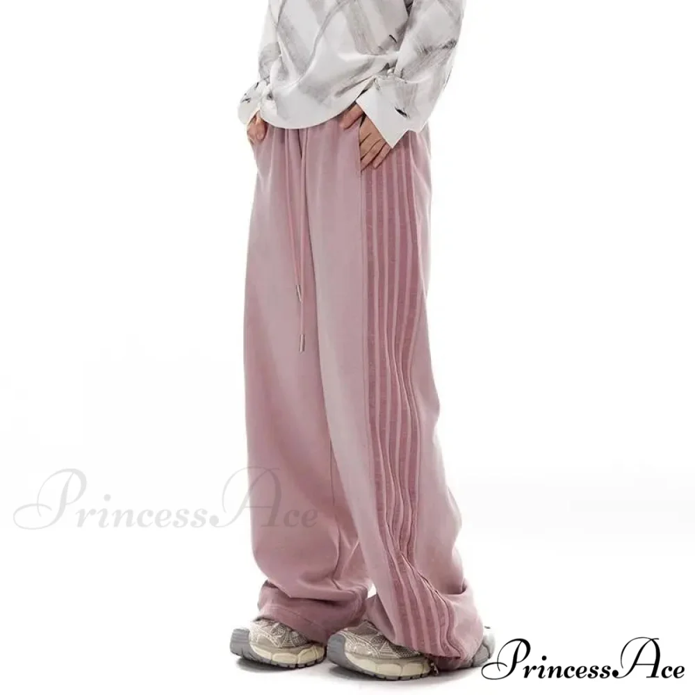 Gray Striped Movement Informal Trousers - Image 5