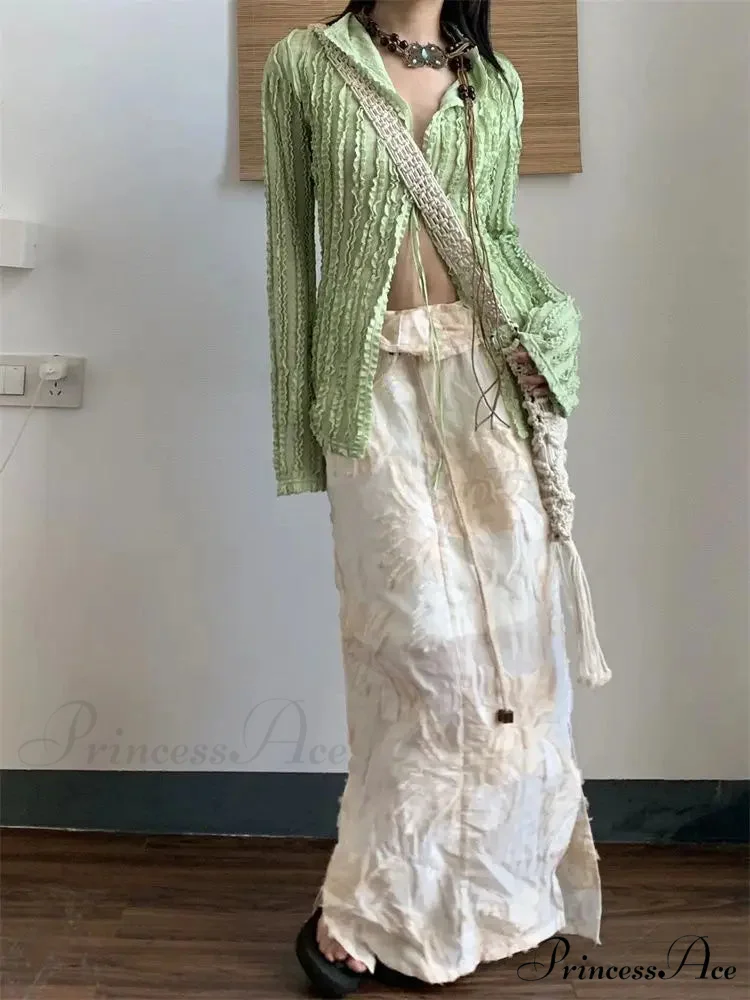 Green Classic Long Sleeve Top - Image 2