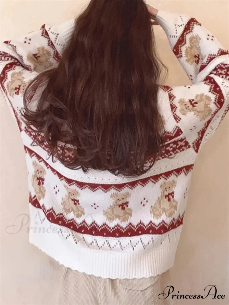Grizzly Mark Long Sleeve Button-Up Sweater - Image 5